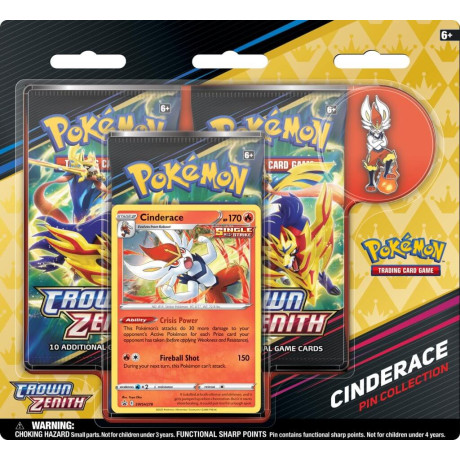 Pokemon Tcg Sword Shield Crown Zenith Pin Collection Cinderace En 1024x937